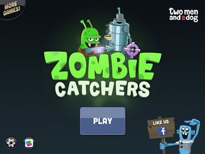 Zombie Catchers Main Screen