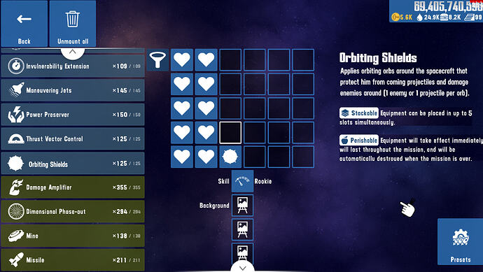 final orbiting shields
