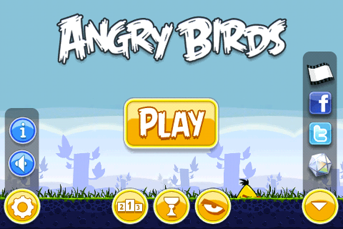 Angry Birds Main Screen Alt
