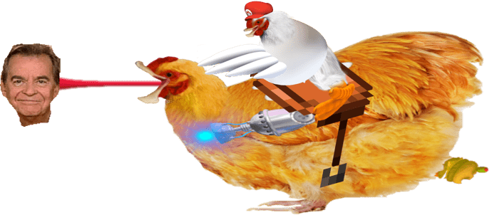 True Mario riding True Yoshi