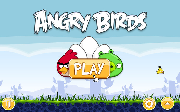 Angry Birds Main Screen