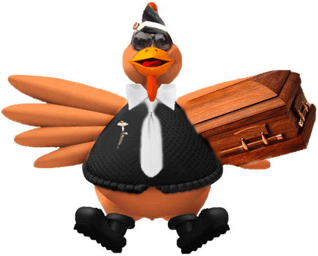 Coffin Chicken (with coffin)