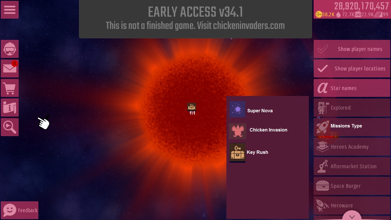 Early Access version 34 - Early Access - Chicken Invaders Universe