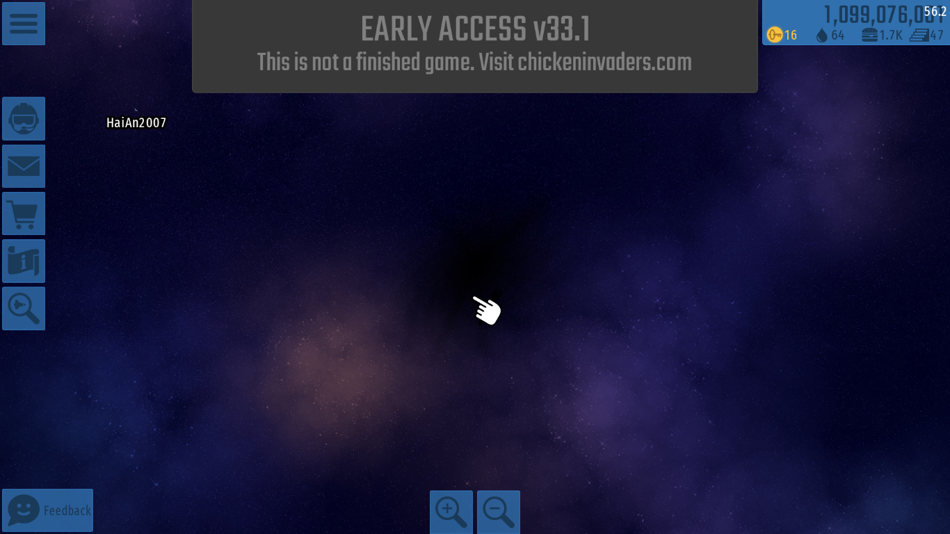 My first wormhole - Early Access - Chicken Invaders Universe