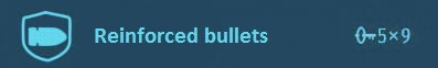 Reinforsed bullets