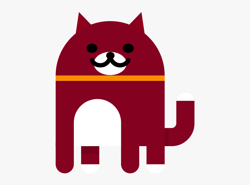 26-264085_dark-red-cat-from-android-nougat-easter-egg