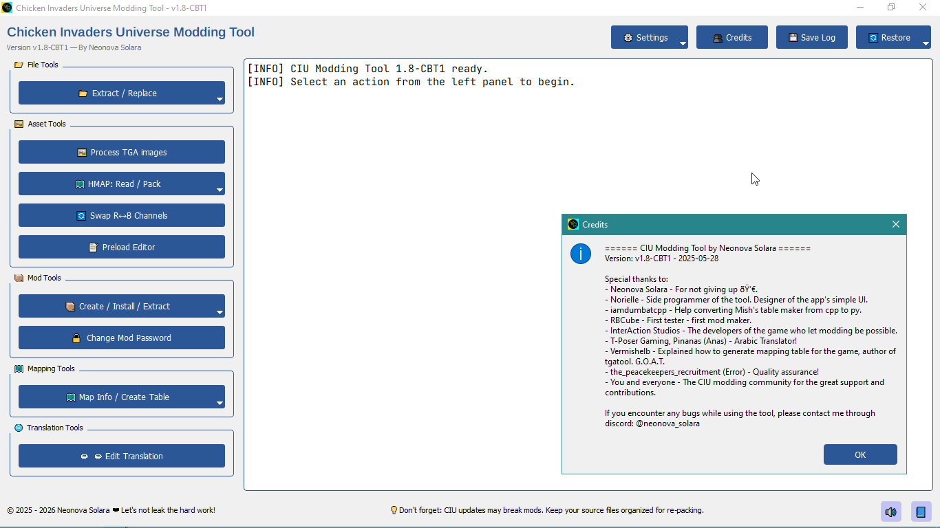 Neonova's Mod Installer/Maker and ciupack mods - Chicken Invaders ...