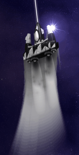 Black & White Spacecraft