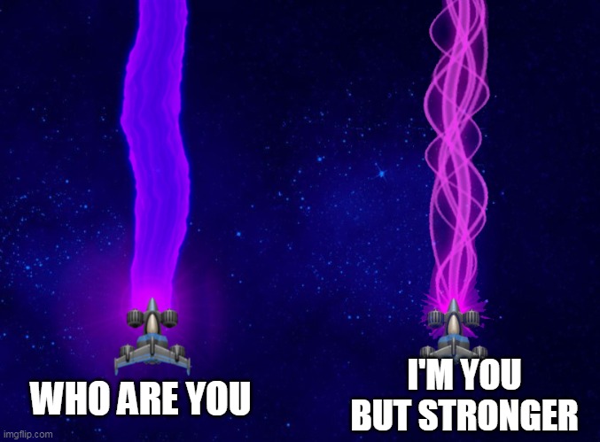 purple weapons meme
