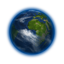 small earth animation