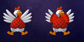 chicken sleeves and no sleevs compare anim compressed